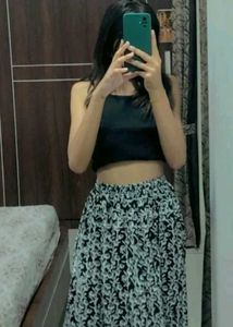Floral Ethnic And Summer Print Skirt