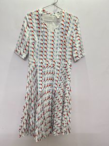 Korean Thrifted Cute White Flared Dress