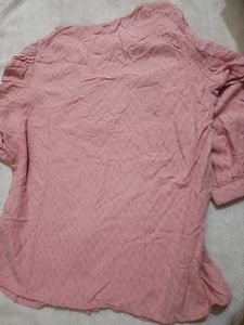Cute Baby 🌸 Pink Button-Down Top