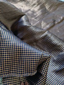 Blue &amp; Gold Fabric Piece
