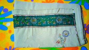 Elegant Embroidered Saree