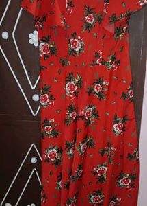 long maxi with floral design