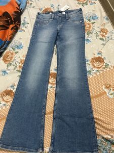 H&M Women Flared Low Jeans