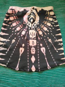 High Quality Branded Tribal Print Mini Skirt