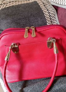 Chic Red Handbag