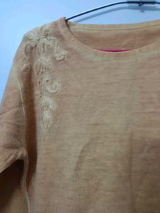 Embroidered Knit Sweater