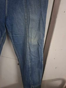 Split Hem Denim Jeans