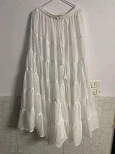 pinterest white maxi skirt