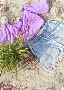 *SALE* Denim Roughage Short For Summer