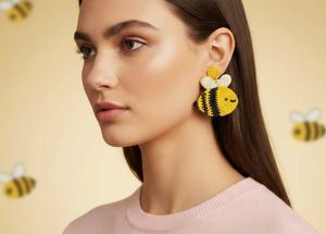 🐞Ladybug/🐝Bee Beaded Earrings