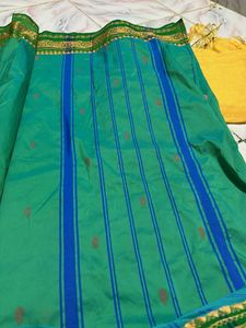 Green Ethnic saree good