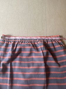 Striped Midi Skirt