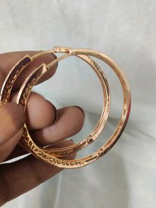 Rose Gold Hoop Earrings