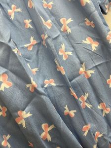 Cute Bow Print Dress
