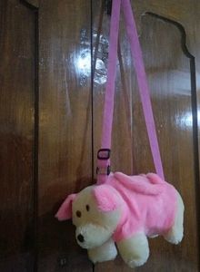 Dog Plush Sling Bag
