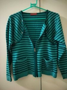 Blue Striped Sweater