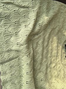 Green Knit crop Top 🧶