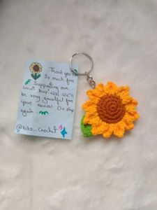Sunflower Keychains (Set of 1)