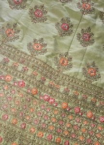 Embroidered parrot lehenga Choli