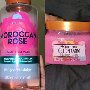 TreeHut Body Wash 20ml + Scrub 50g Combo