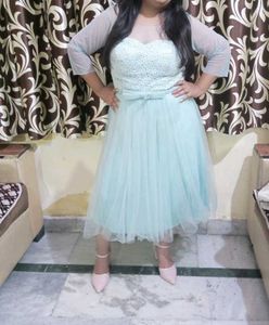 Paded Midi Dress