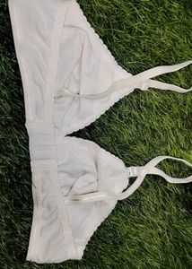 White Cotton Bra - New with Tag