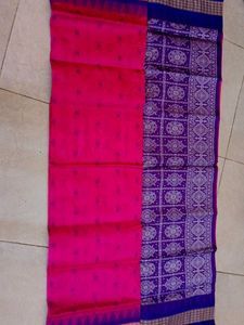 sambalpuri bonkai saree with blouse piece