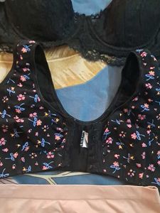 Combo  Of  Three  Front Open Bra N Panty