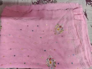 Pink Festive Season Saree