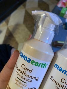 Mamaearth Curd Shampoo And Conditioner