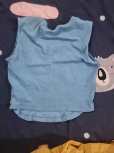 crop top , light blue ,very cutesy
