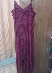 Striped Jumpsuit