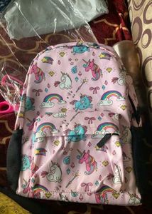 Cute Unicorn Print Backpack