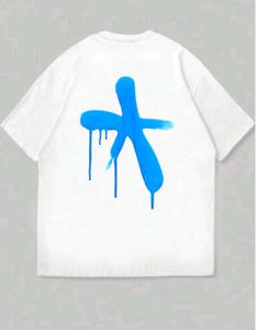 Round neck oversized tee
