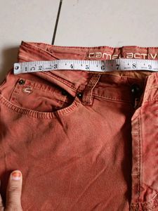 Vintage Orange Corduroy Pants