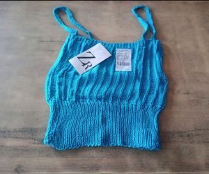 Party Wear Crochet Crop Top