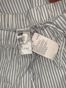 H&amp;M Stripe Cotton Blend Trouser