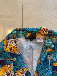 Forest and Tiger Print Nightwear, S