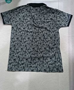 Patterned Men's Polo Shirt