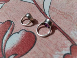Silver Gemstone Ring Combo