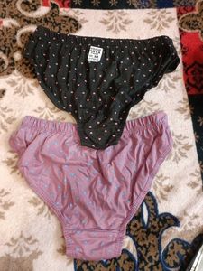 Cute Heart Print Briefs