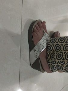 Hype Silver Rhinestone Sandals