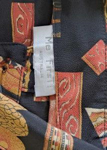 Patterned Button-Down Shirt