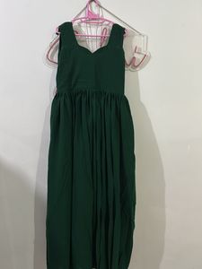 Green Anarkali Dress