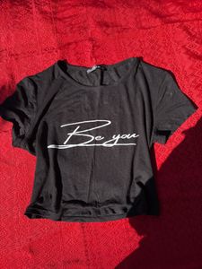 Black &#39;Be You&#39; Tee