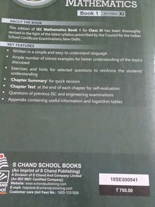 ISC Mathematics Book 1