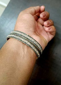 Set of 4 Stone Bangles