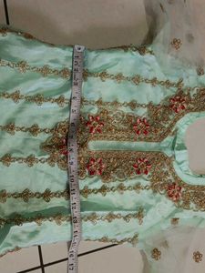 Elegant Embroidered Palazzo Suit