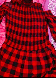 Red Stretchable Hot Top