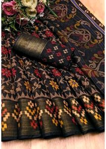 Art Silk Saree With Unstitched Blouse